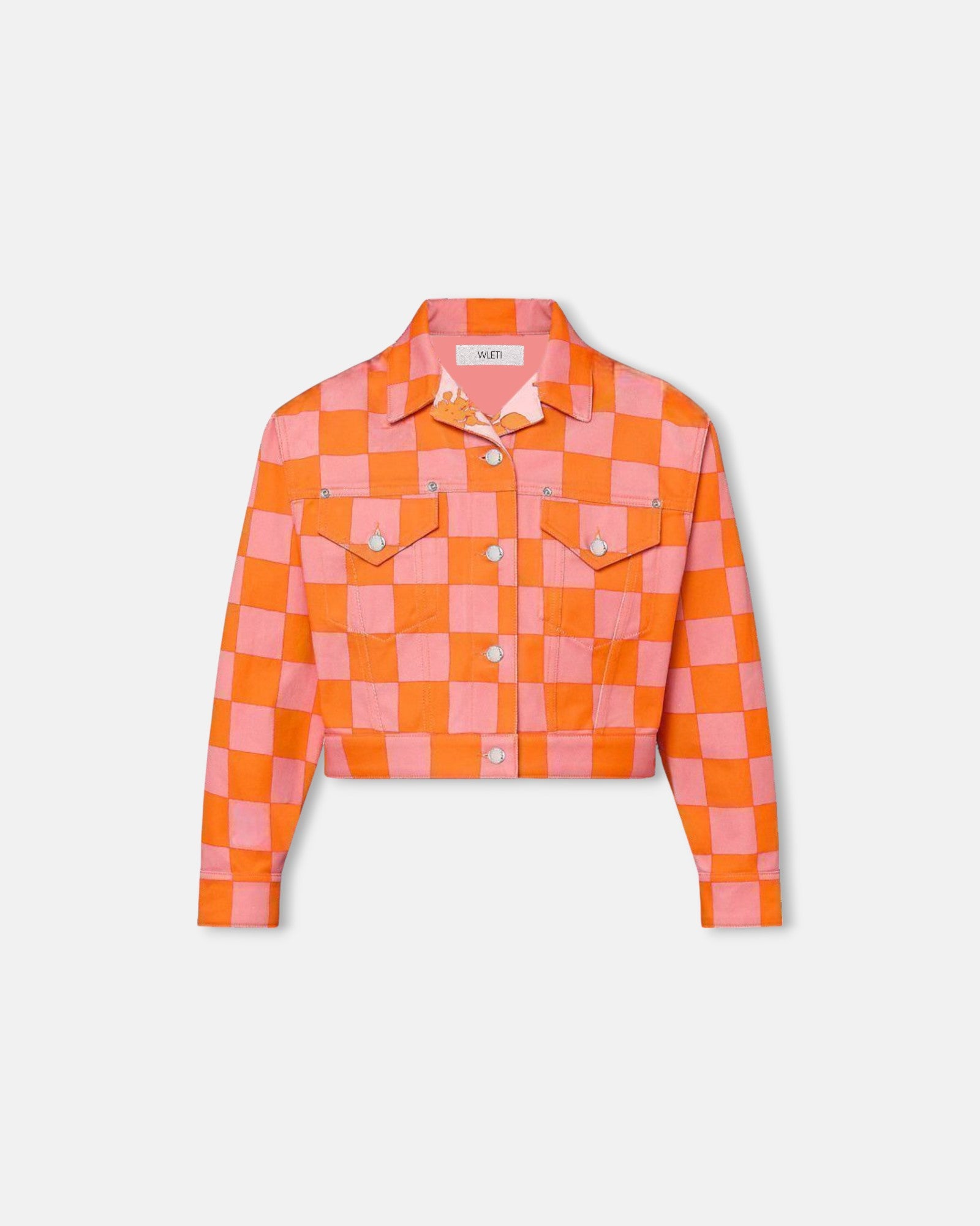 Citrus Blush Cotton Twill Jacket