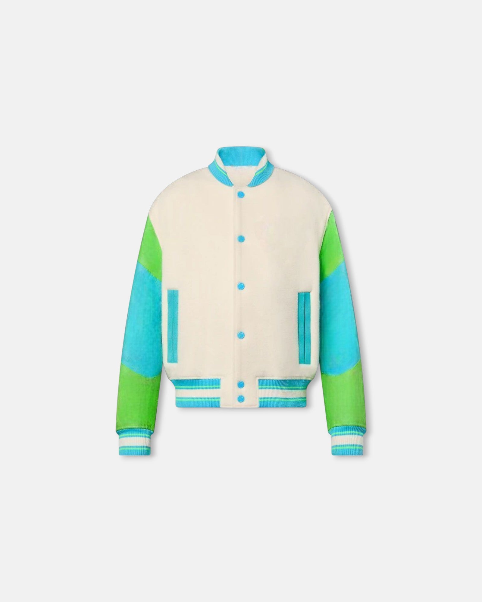 Frosted Forest Wool Varsity Jacket