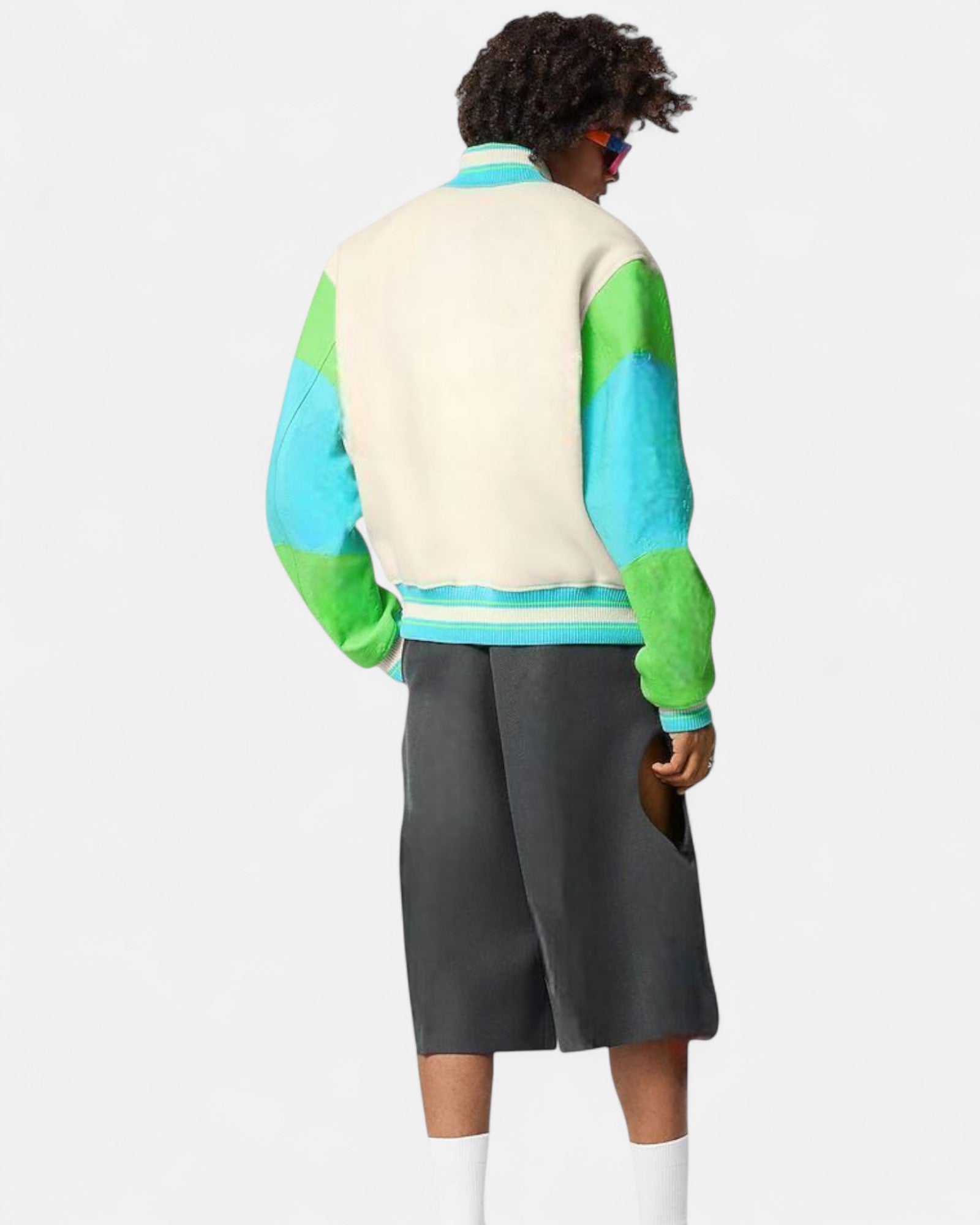 Frosted Forest Wool Varsity Jacket