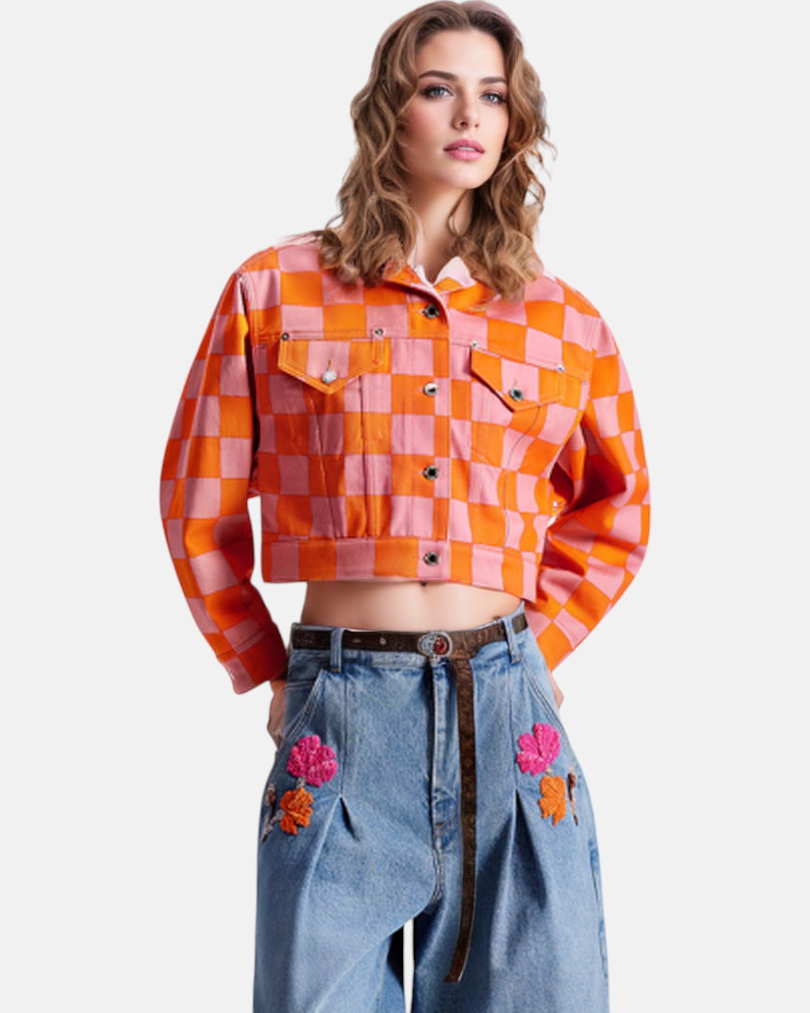Citrus Blush Cotton Twill Jacket