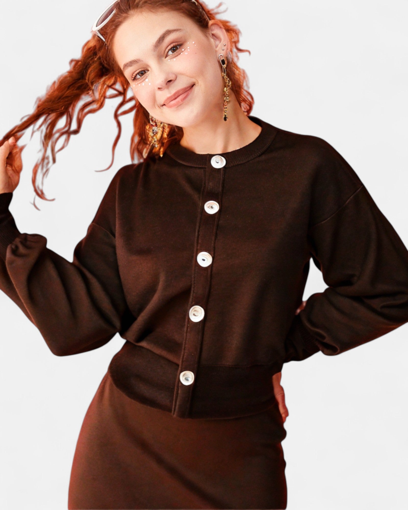Mocha Puff Skirt