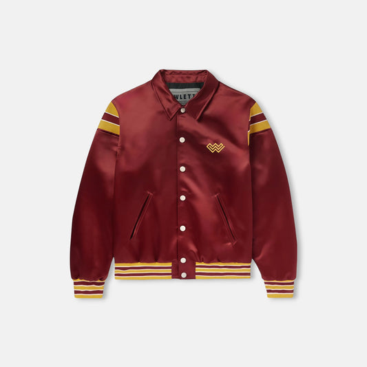 Merlot Satin Padded Jacket