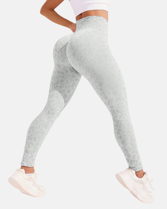 Silver Leopard Luxe Leggings