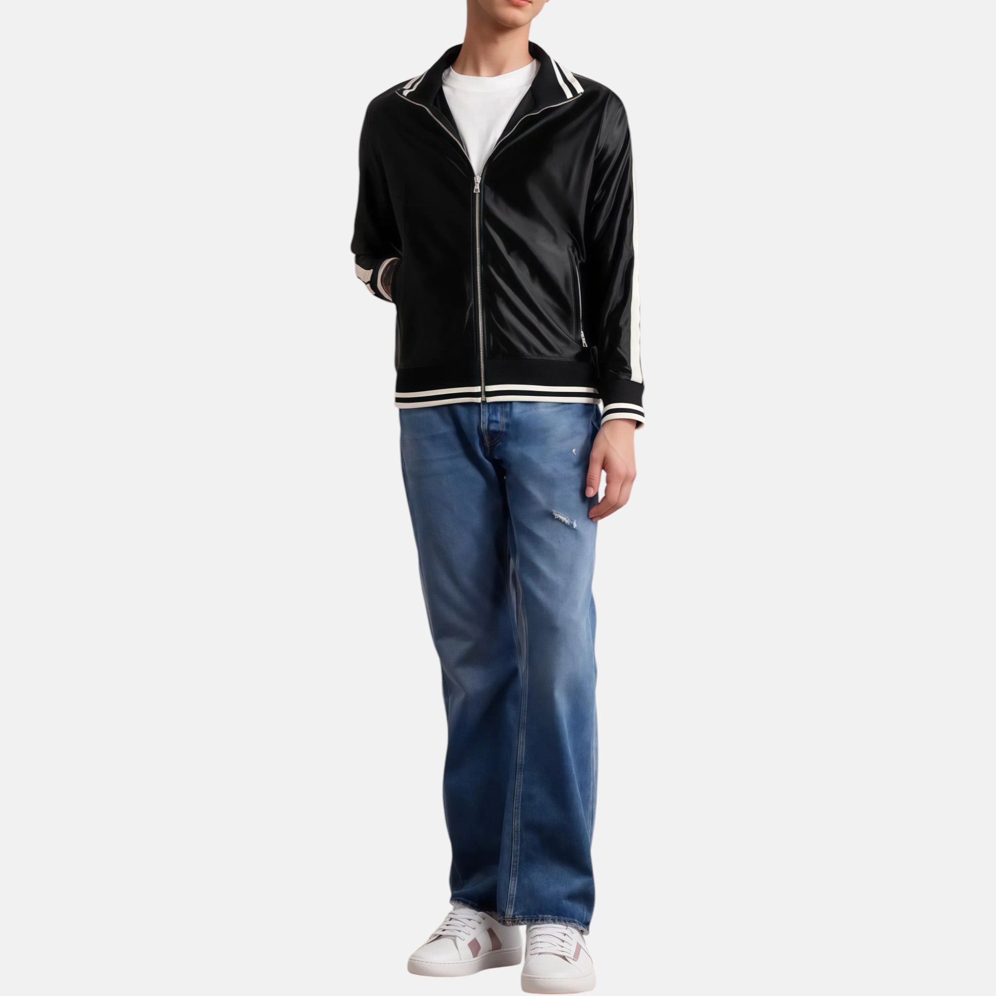 Gravel Satin Padded Jacket