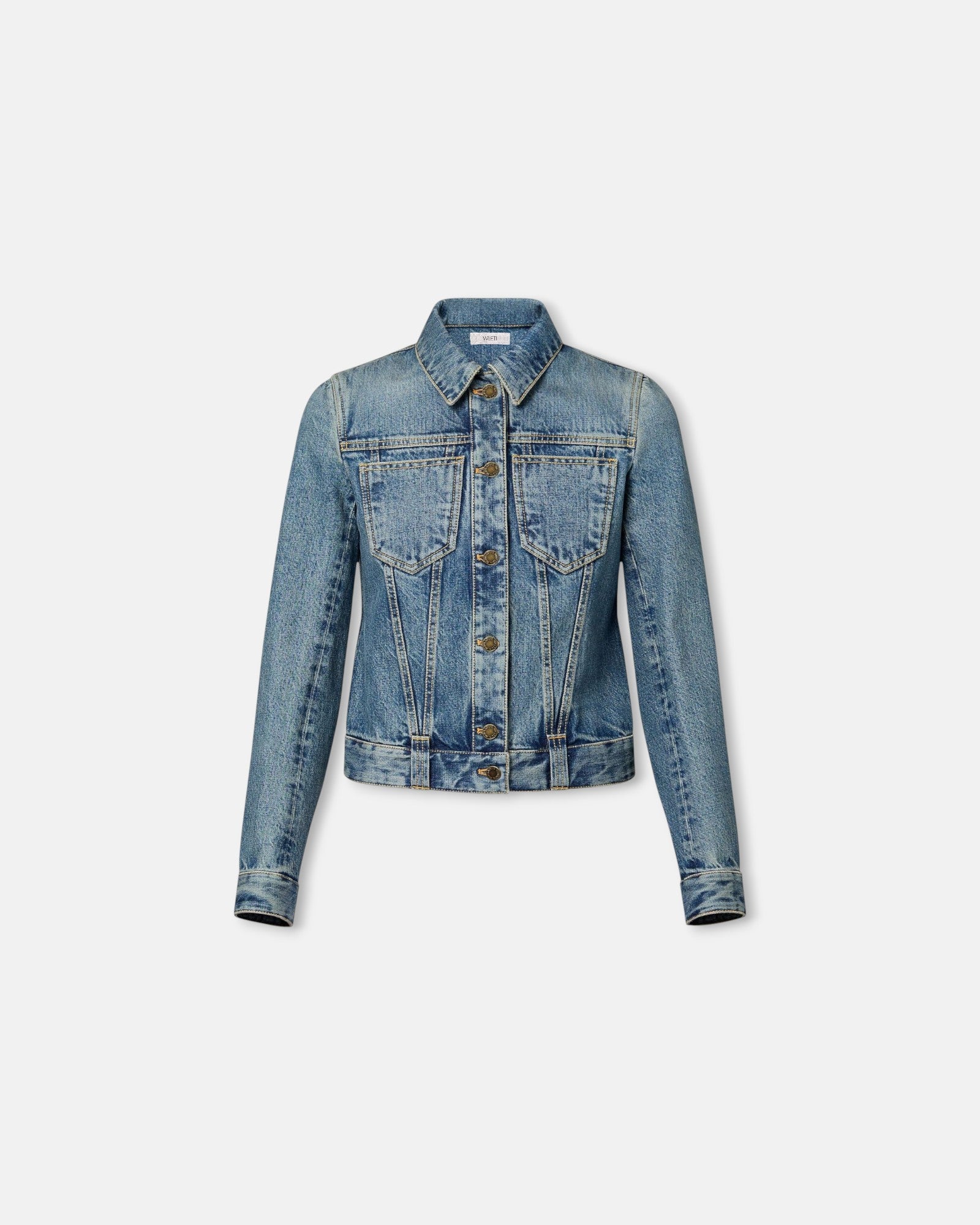 Denim Slate Cropped Jacket