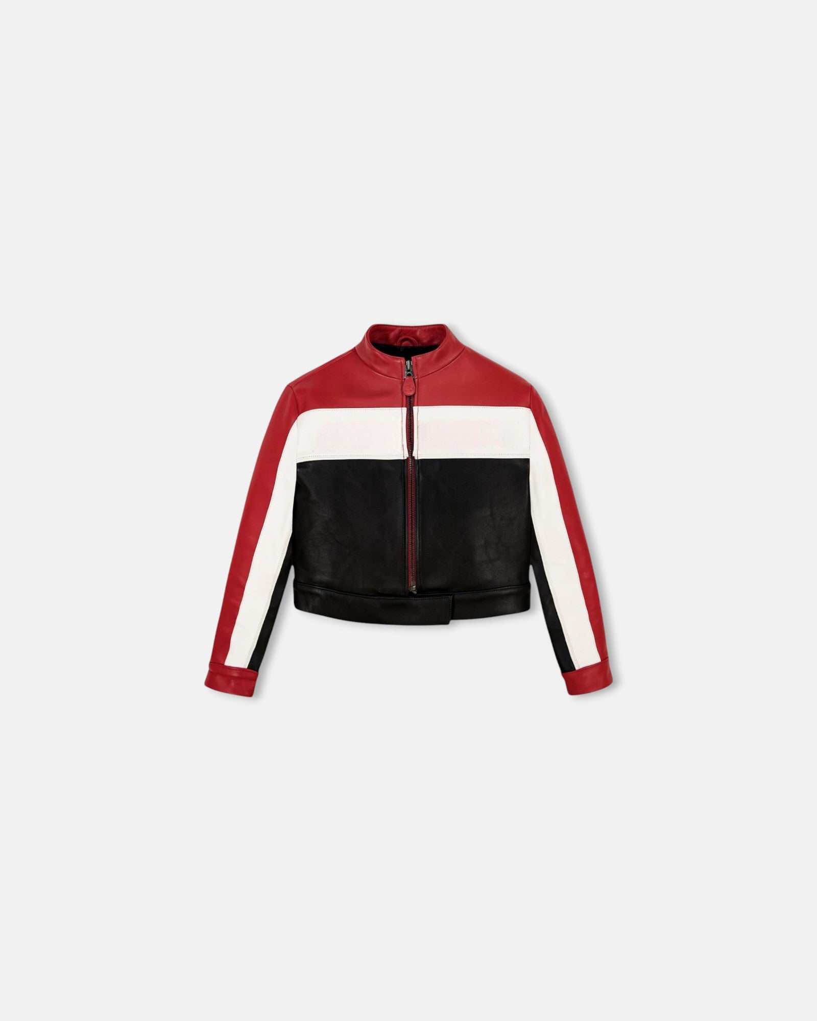 Red & Black VeraVogue Cropped Jacket