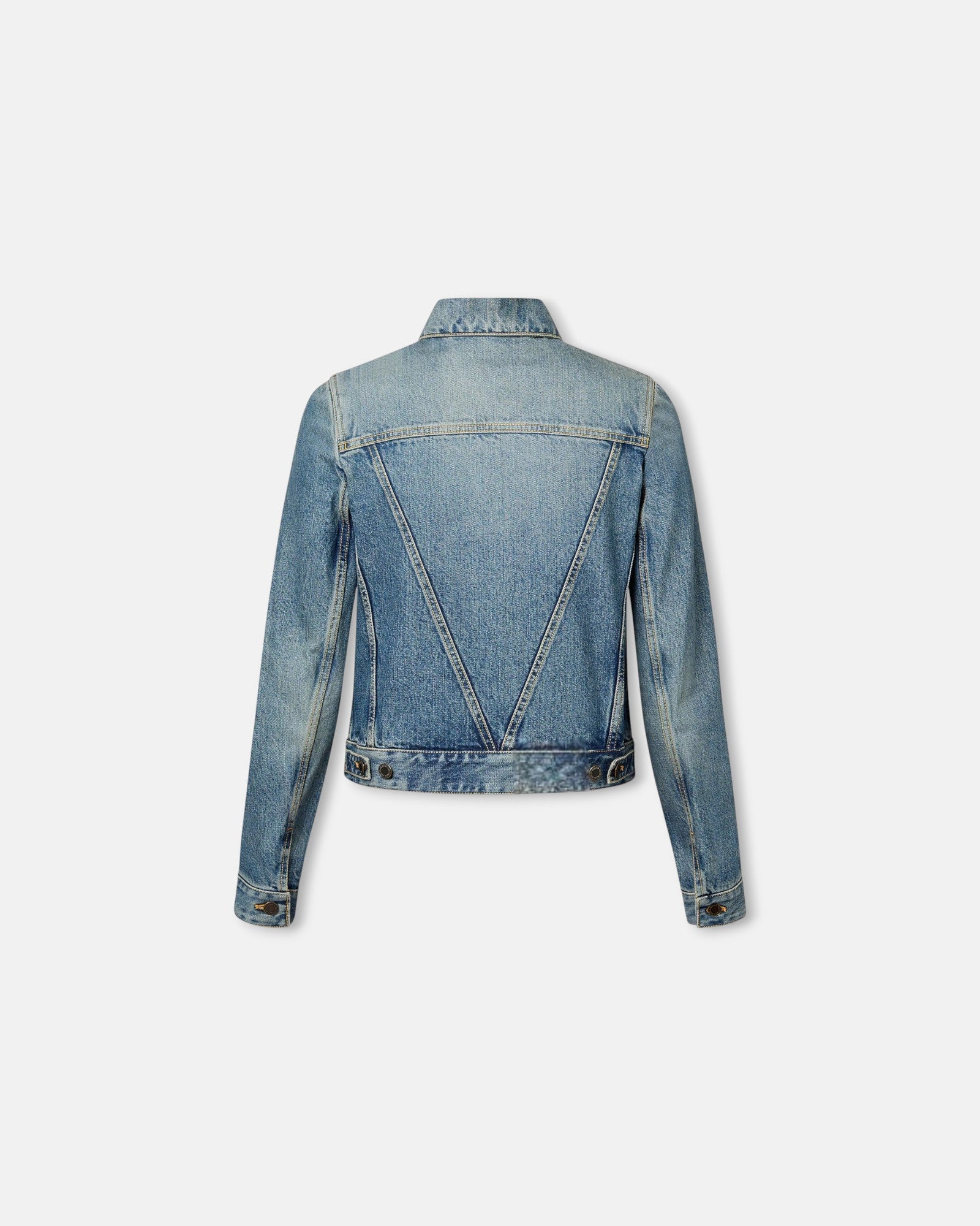 Denim Slate Cropped Jacket