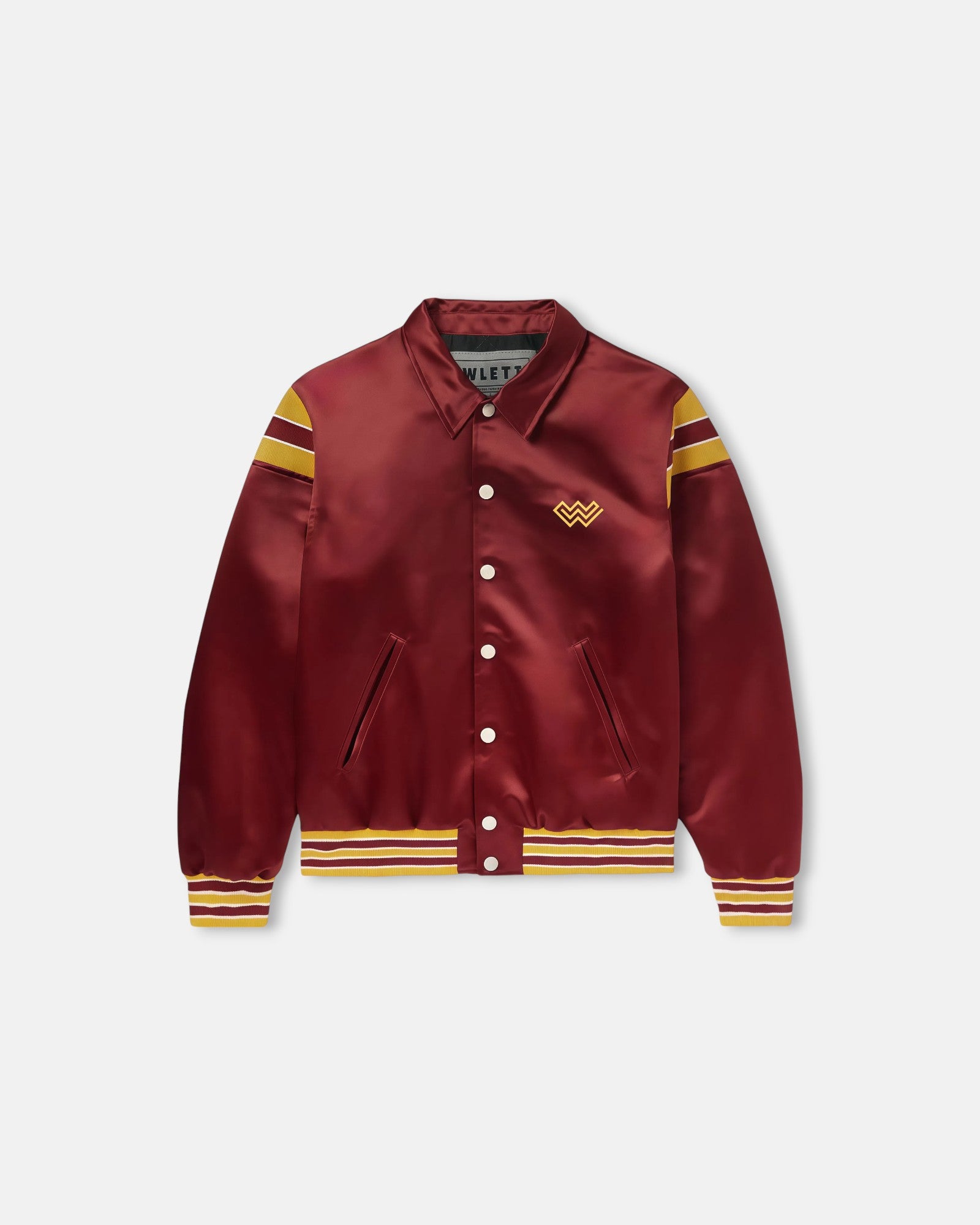 Merlot Satin Padded Jacket