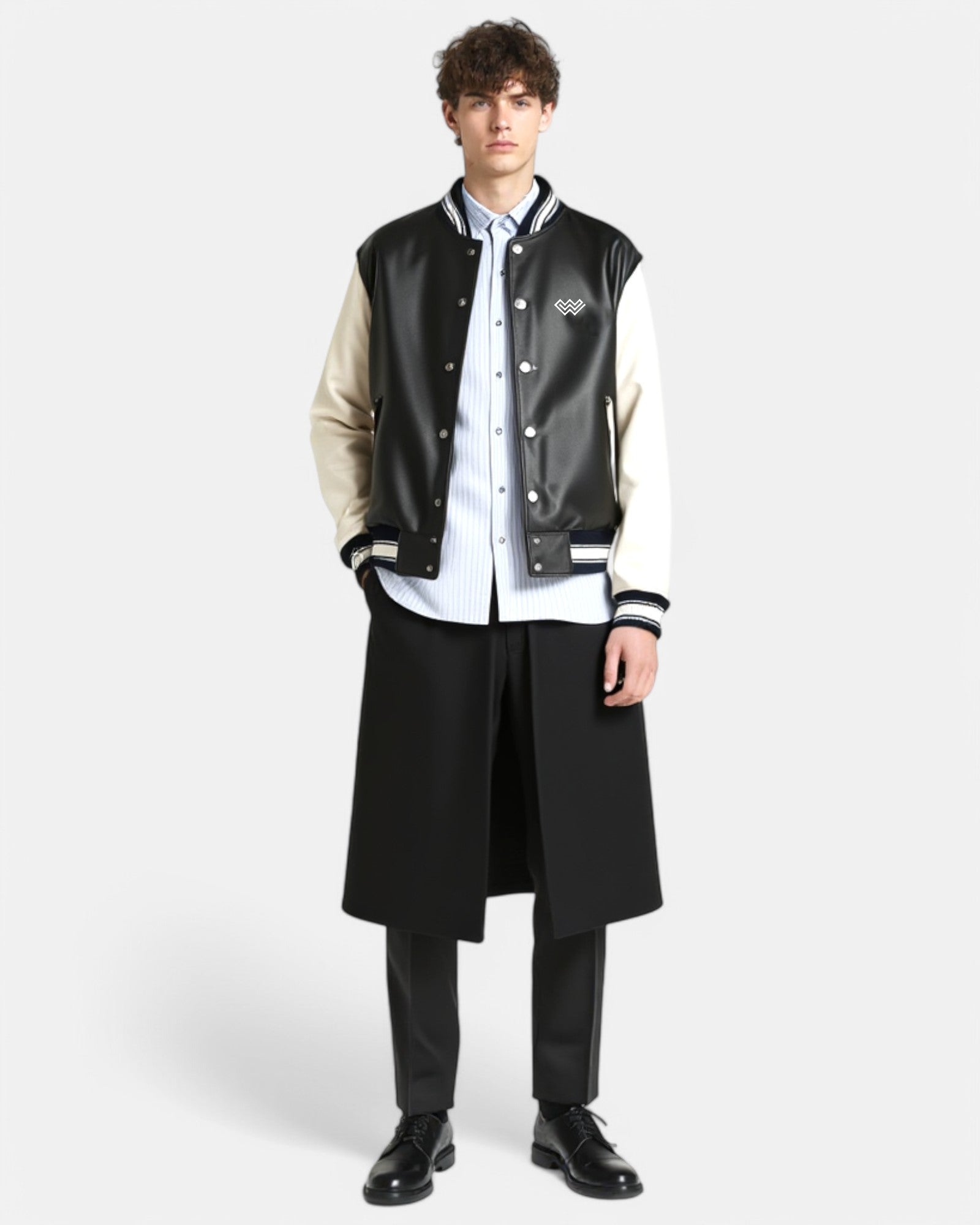 Dune Varsity Vegan Leather Jacket