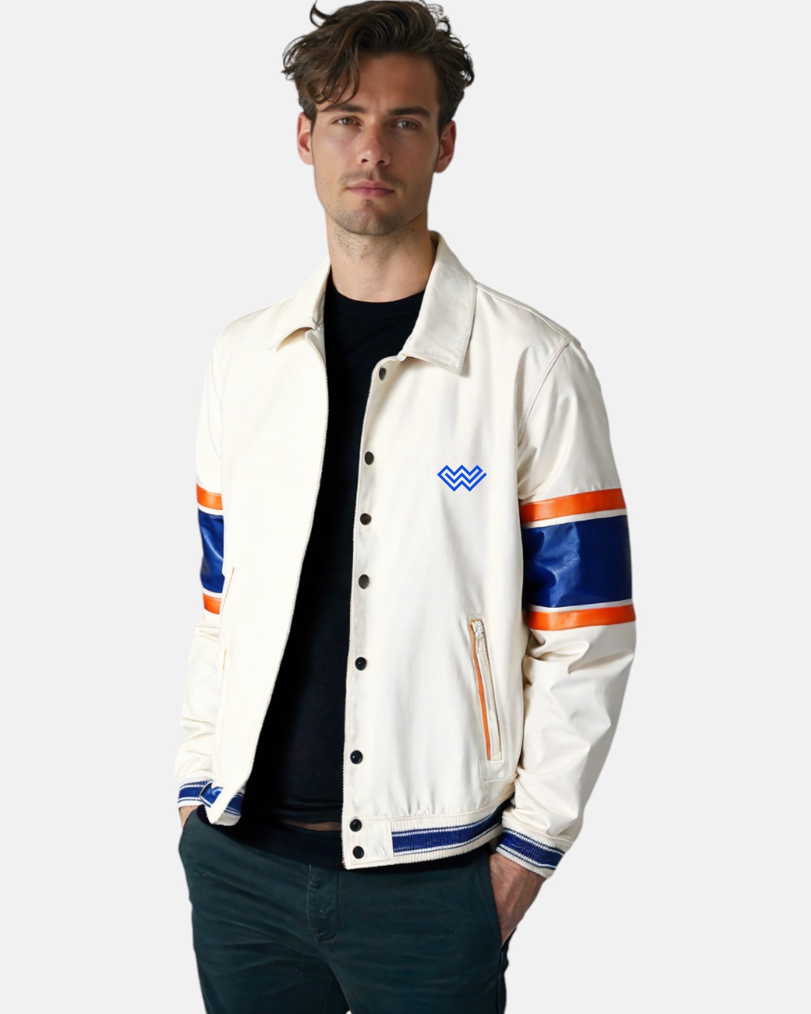 Sea Shell Vegan Leather Jacket