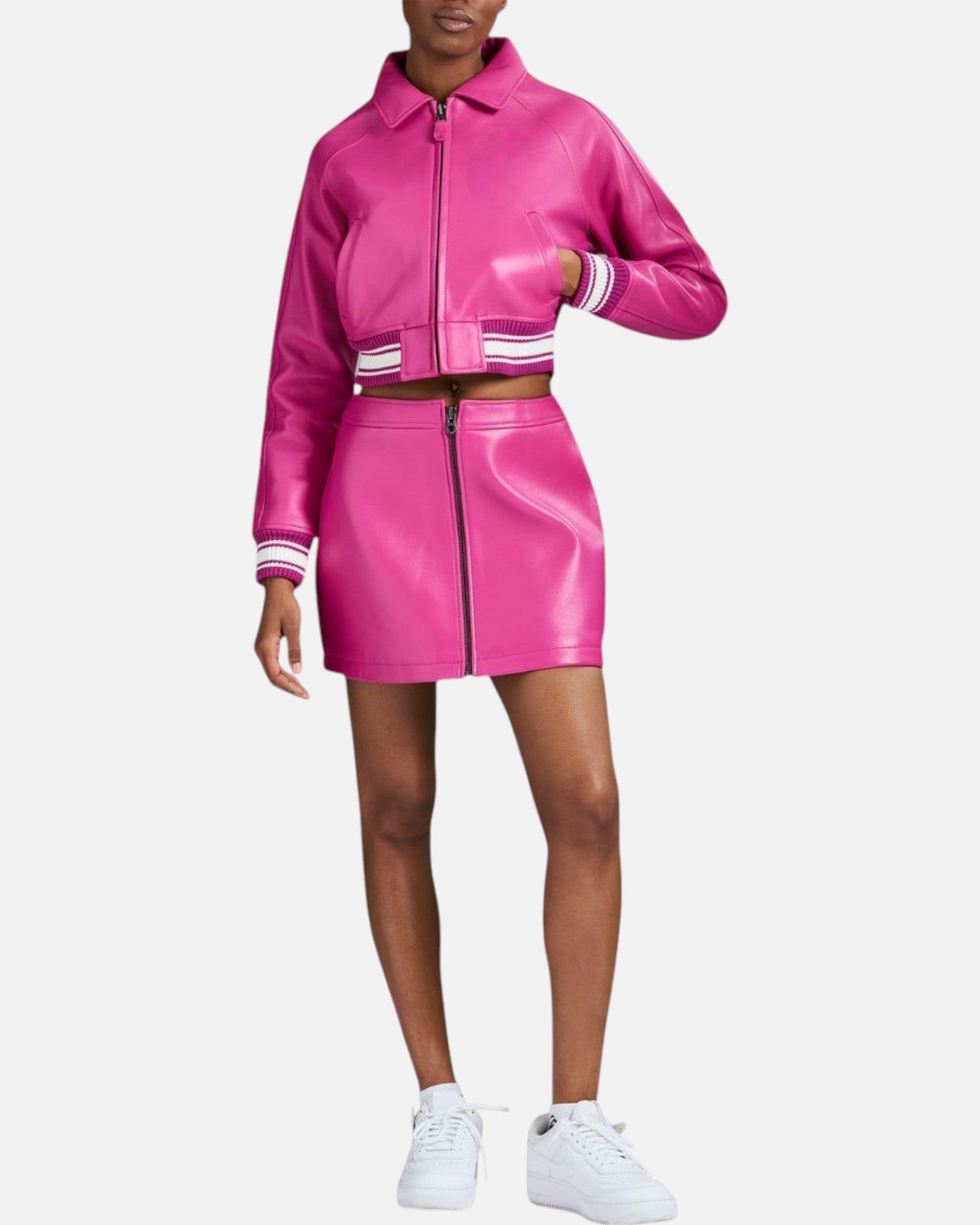 Cranberry VeraVogue Cropped Jacket
