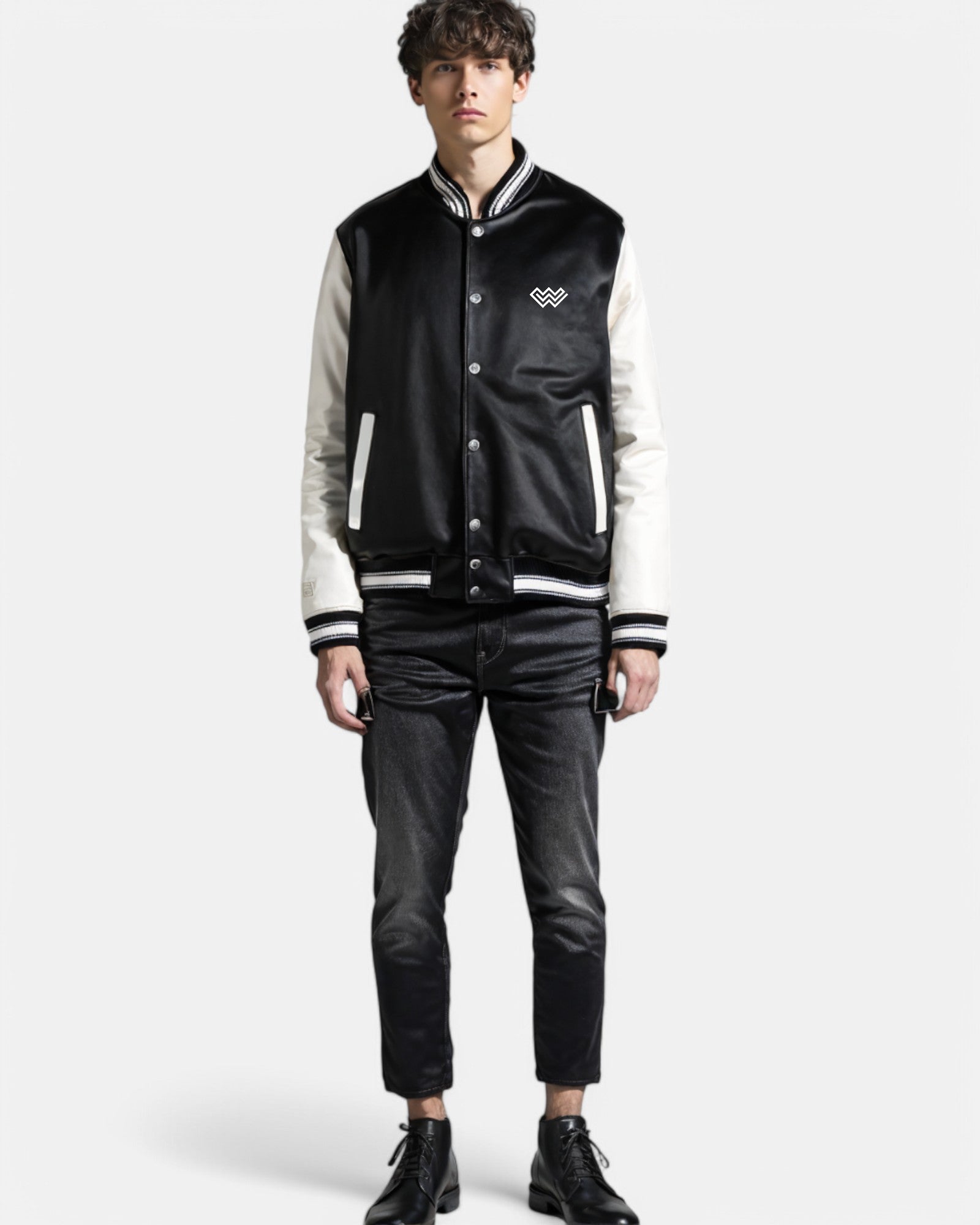 Dune Varsity Vegan Leather Jacket