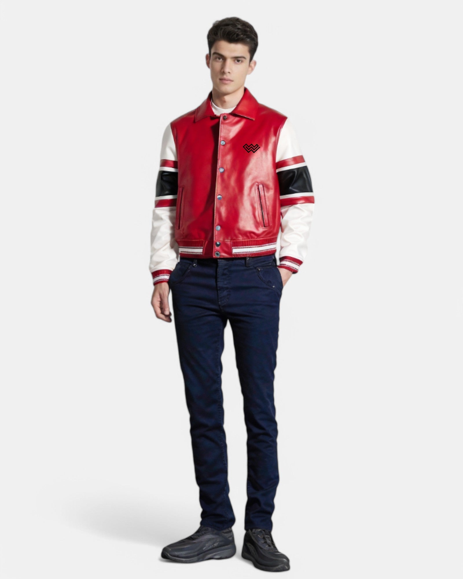 Cardinal Vegan Leather Jacket