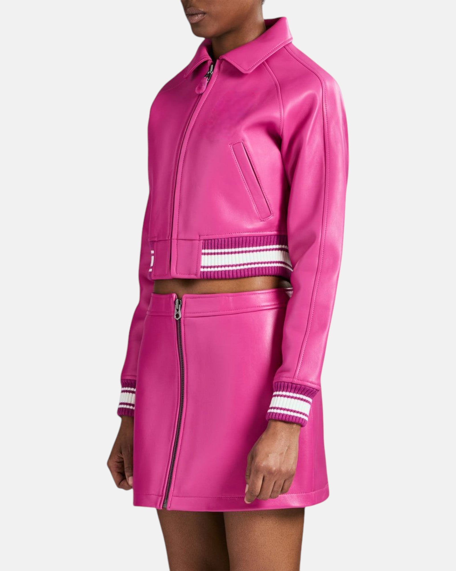 Cranberry VeraVogue Cropped Jacket