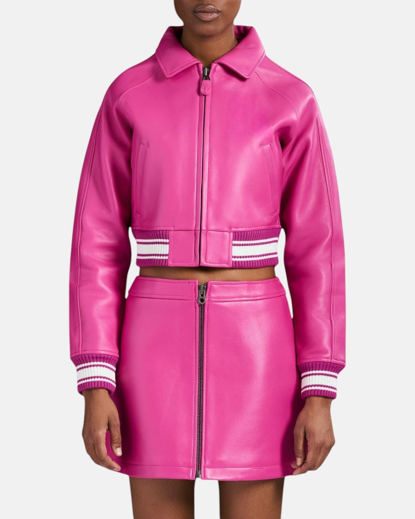 Cranberry VeraVogue Cropped Jacket