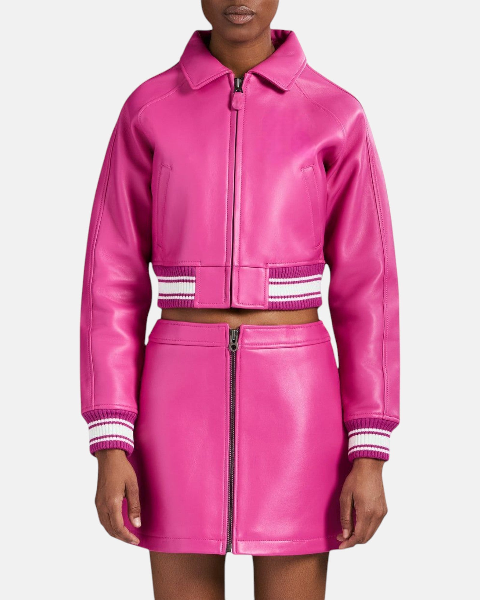 Cranberry VeraVogue Cropped Jacket